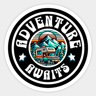 Adventure Awaits Sticker